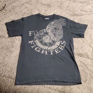 Foo Fighters Band Concert Gray Graphic T Shirt Sz S